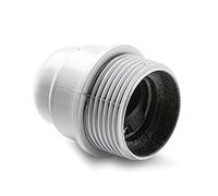 FAMATEL-163 B-Portalámparas filetage plafond E-27 Bande 14 mm Blanc.