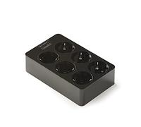 FAMATEL-2506 N-Base Carré 6 Prises Noir