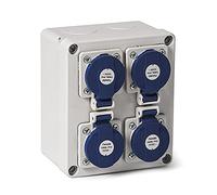 FAMATEL 3065 - Boitier étanche 4 prises 2P + TT latérale