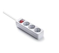 Famatel 9/703 Prise multiple 3 prises avec terre avec interrupteur Câble 1,5 m