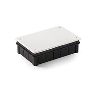 FAMATEL Boîte de jonction étanche IP30 | Couvercle avec vis | Sans cône | 160 x 100 x 50 | Gris