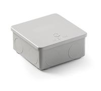 Famatel - Boitier étanche IP55 | Couvercle à pression | Sans cônes | 100x100x45 | Gris