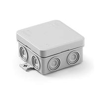 FAMATEL - Boitier Étanche Minibox IP55 | Couvercle à pression | 75x75x39 | Gris