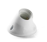 FAMATEL - Douilles Base Courbe | E27 | Gris, Blanc