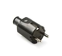 FAMATEL-Fiche 1133 TT Schuko 16A-250 V 100% Caoutchouc IP 44 Noir