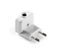 FAMATEL - Fiche électrique coudée bipolaire 10 A