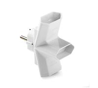 FAMATEL m111752 Adaptateur bipolaire mixte 10 A 250 V 1209 - 3 prises