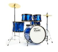 Fame JBJ1049A-B "Elias" 5-Piece Drum Kit (Blue) - Jeu de batterie