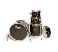 Fame Stage Series Shell Set Rock Satin Black - Jeu de Coquilles de Batterie
