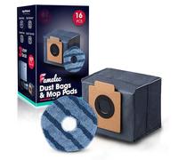 FAMELEC Sacs à poussière et serpillères de rechange pour aspirateur robot Eufy Clean X8 Pro X10 Pro Omni, accessoires de rechange pour aspirateur robot Eufy X10 Pro Omni avec aspiration de 8 000 Pa