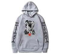 famesale Death Note L·Lawliet À Capuche Anime Cosplay Costume Sweat Pull À Manches Longues Casual Sportswear Sweats pour Hommes Femmes