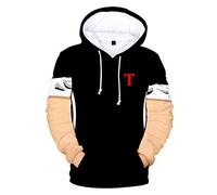 famesale Unisexe Enfants Adultes Anime Captain Tsubasa décontracté Sweat à Capuche à Manches Longues Ozora Tsubasa Sweats