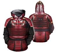 famesale Vintage Japonais samouraï Sweat Armure 3D Sweat Le dernier samouraï: Bushi dou samouraï Costume