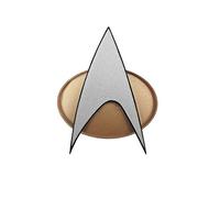 FAMETEK Badge de Communication Star Trek The Next Generation, TNG ComBadge Version Non Bluetooth, Souvenirs Star Trek, Cadeaux et Objets de Collection
