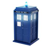 FAMETEK Doctor Who Tardis Haut-parleur Bluetooth Joue de la musique, des lumières et des effets sonores détaillés Tardis | Meilleurs cadeaux Doctor Who Collectibles Doctor Who
