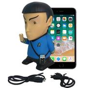 FAMETEK Star Trek: TOS - Mr. Spock Haut-parleur Bluetooth avec effets sonores, microphone et citations authentiques de Spock