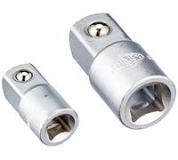 Famex 10695 Lot de 2 adaptateurs pour clé à douille 6,3-10 mm/10-12,5 mm