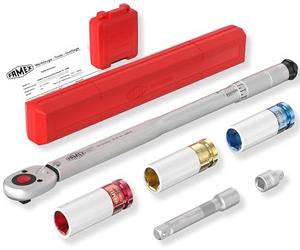 Famex 10886-3N Clé dynamométrique avec embouts spéciaux pour vis de vélo 30-210 Nm