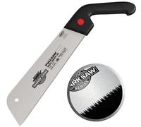 FAMEX 5505 Scie japonaise professionnelle 300 mm - Made in Japan - 14 TPI, scie à main fine, bois, en Acier au Carbone