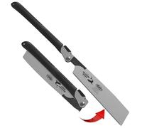 FAMEX 5525 Scie japonaise professionnelle Kataba - Scie à bois japonaise originale - 265 mm - Scie à main pliante - Pour les utilisateurs exigeants et professionnels