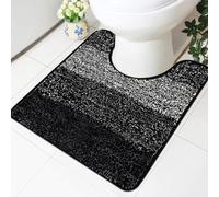 Famibay Tapis contour WC antidérapant super absorbant en forme de U lavable