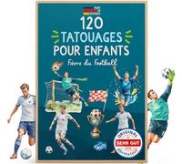 Famifidus 120 Tatouages pour enfants respectueux de la peau I Dermatologiquement TRÈS BIEN I Tatouages pour enfants MADE IN GERMANY I Nos tatouages (Football)
