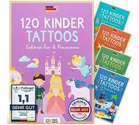 Famifidus 120 Tatouages pour enfants respectueux de la peau I Dermatologiquement TRÈS BIEN I Tatouages pour enfants MADE IN GERMANY I Nos tatouages (Fées)