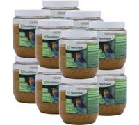 Famiflora beurre d'arachide pour oiseaux naturel 12 x 350 GR - Beurre de cacahuète pour oiseaux - Convient à tous les oiseaux de jardin pour qu'ils passent l'hiver plus énergique