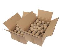 Famiflora Boules de graisse sans filet - 200 boules de graisse de 90 g - Friandise nutritive pour oiseaux de jardin - Sans filet : plus sûr pour les oiseaux et meilleur pour l'environnement car aucun