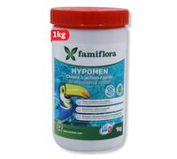 Famiflora - Hypomes chlore inorganique à action rapide 1kg - granulés - chlore non stabilisé - Action rapide - Prêt à l'emploi - Désinfection efficace