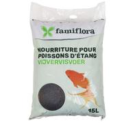 Famiflora Nourriture pour esturgeon Premium Select 15L - Grain coulant de 6 mm - Haute protéine et digestible - Pour des esturgeons forts et sains - Grains coulants pour que même les poissons de fond
