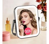 Famihomii Miroir de Maquillage Support Pliable Conçu Portable Table Miroirs