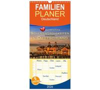 Familienplaner 2026 - 12 wunderschöne Sehenswürdigkeiten in Deutschland mit 5 Spalten (Wandkalender, 21 x 45 cm) CALVENDO: Jeden Monat eine beeindruckende Sehenswürdigkeit in Deutschland entdecken.