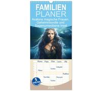 Familienplaner 2026 - Avalons magische Frauen. Geheimnisvolle und Sagenumwobene Insel mit 5 Spalten (Wandkalender, 21 x 45 cm) CALVENDO: Ein magisches Jahr mit mystischen Priesterinnen