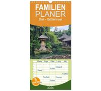 Familienplaner 2026 - Bali - Götterinsel mit 5 Spalten (Wandkalender, 21 x 45 cm) CALVENDO: Trauminsel im Indischen Ozean