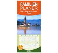 Familienplaner 2026 - Bali - Momente einer Reise mit 5 Spalten (Wandkalender, 21 x 45 cm) CALVENDO: Zauberhafte Insel in Südostasien