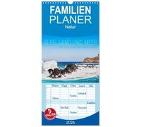 Familienplaner 2026 - Berg, Land und Meer - Eine Reise durch die Landschaften mit 5 Spalten (Wandkalender, 21 x 45 cm) CALVENDO: 12 Landschaften, von ... bis zum Meer, im Wandel der Jahreszeiten.