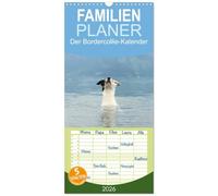 Familienplaner 2026 - Der Bordercollie-Kalender mit 5 Spalten (Wandkalender, 21 x 45 cm) CALVENDO: ... mit den lustigen Bordern durch das Jahr