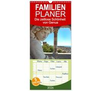 Familienplaner 2026 - Die zeitlose Schönheit von Genua mit 5 Spalten (Wandkalender, 21 x 45 cm) CALVENDO: Entdecke die faszinierende Schönheit Genuas