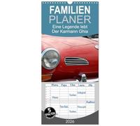 Familienplaner 2026 - Eine Legende lebt. Der Karmann-Ghia mit 5 Spalten (Wandkalender, 21 x 45 cm) CALVENDO: Eine Augenweide für jeden Oldtimer Fan.