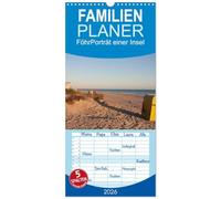 Familienplaner 2026 - Föhr 2026. Porträt einer Insel mit 5 Spalten (Wandkalender, 21 x 45 cm) CALVENDO: Die Nordseeinsel Föhr, porträtiert in zwölf Monaten