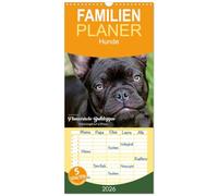 Familienplaner 2026 - Französische Bulldoggen - Schutzengel auf 4 Pfoten mit 5 Spalten (Wandkalender, 21 x 45 cm) CALVENDO: Die Fotografin Kerstin ... hochqualitativen Fotojahreskalender fest.