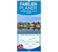 Familienplaner 2026 - Heiligenhafen immer wieder mit 5 Spalten (Wandkalender, 21 x 45 cm) CALVENDO: Verliebt in die Halbinsel der Ostsee