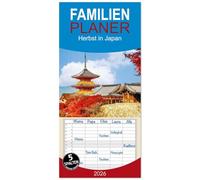 Familienplaner 2026 - Herbst in Japan mit 5 Spalten (Wandkalender, 21 x 45 cm) CALVENDO: Die male¬ri¬sche Herbstlaubfärbung ist das größte Naturspektakel Japans.