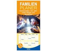 Familienplaner 2026 - Hexenwelten: Ein Jahr voller Magie und Mysterien mit 5 Spalten (Wandkalender, 21 x 45 cm) CALVENDO: Ein magisches Jahr voller Wunder.