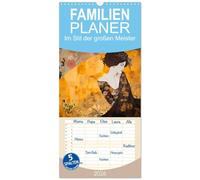 Familienplaner 2026 - Im Stil der großen Meister mit 5 Spalten (Wandkalender, 21 x 45 cm) CALVENDO: Die Momentaufnahme einer Interpretation