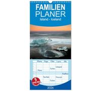 Familienplaner 2026 - Island - Iceland mit 5 Spalten (Wandkalender, 21 x 45 cm) CALVENDO: Bilder von den faszinierenden Landschaften einer ... man sie nur in Island so konzentriert findet.