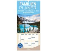 Familienplaner 2026 - Kanada - Abenteuer in den Nationalparks mit 5 Spalten (Wandkalender, 21 x 45 cm) CALVENDO: Erstaunliche Naturszenen aus Banff und Jasper