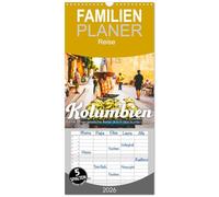 Familienplaner 2026 - Kolumbien - Eine unvergessliche Reise durch das bunte Land. mit 5 Spalten (Wandkalender, 21 x 45 cm) CALVENDO: Exotische Tierwelt und traumhafte Natur.