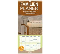 Familienplaner 2026 - Küstenregionen Deutschland mit 5 Spalten (Wandkalender, 21 x 45 cm) CALVENDO: Entspannung an malerischen Orten.